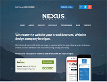 Tablet Screenshot of nexuswebsites.co.uk